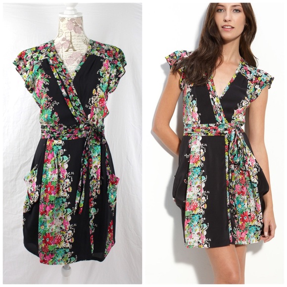 nanette lepore wrap dress